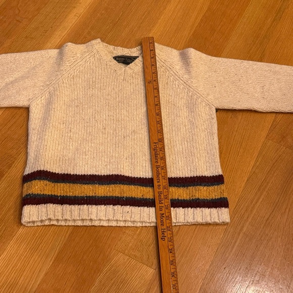 Abercrombie & Fitch Vintage 90s Wool Stripe Sweater Made in Hong Kong Size Small - Picture 6 of 9